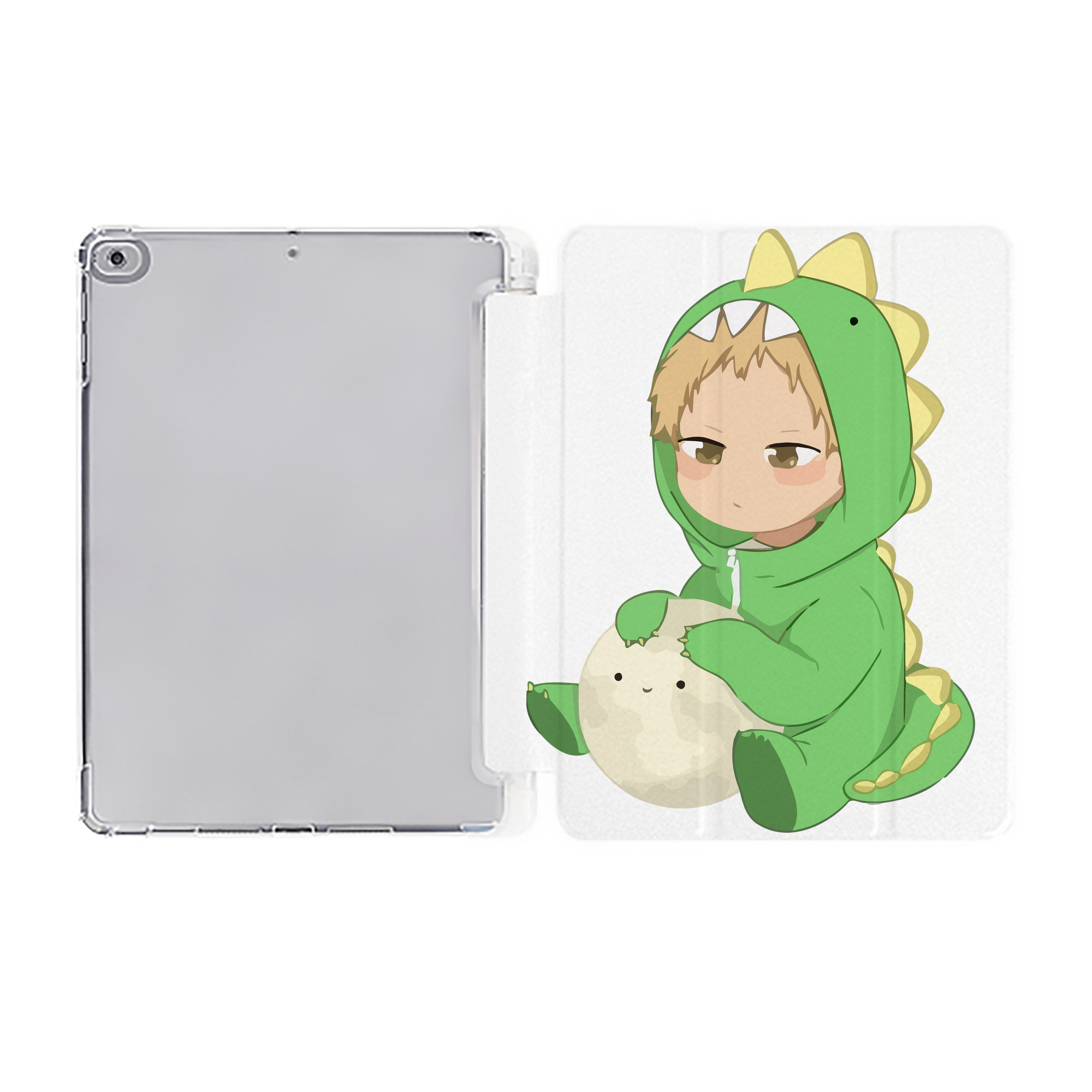 （画像用） ハイキュー!! Haikyu!! IPad ケース ペン収納付き 三つ折りスタンド PUレザー×シリコン 対応機種9.5/10.5/10.9インチ